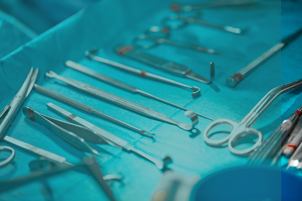 Gereedschap van Medex Instrumenten Service